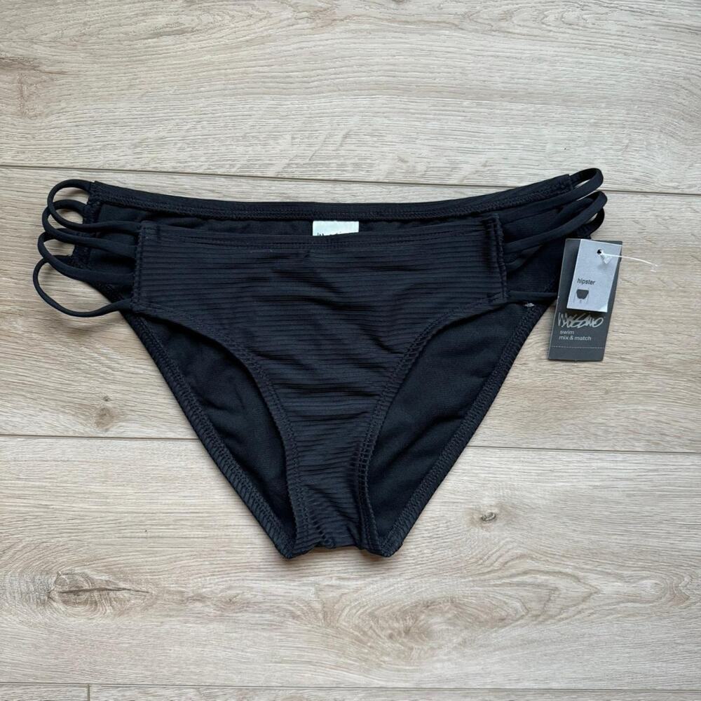 Mossimo black hipster cut bikini